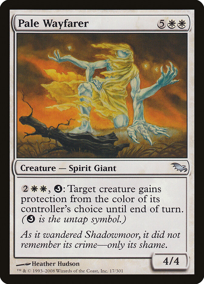 Pale Wayfarer card front
