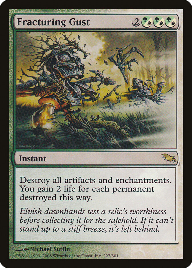 Fracturing Gust card front