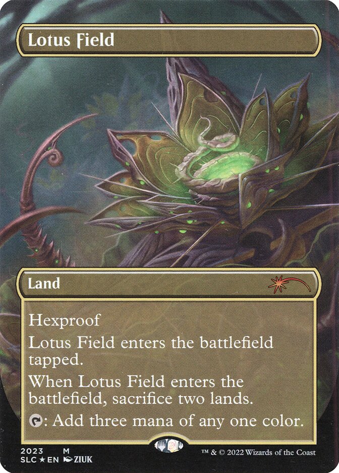 Lotus Field card front