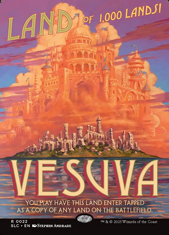 Vesuva card front