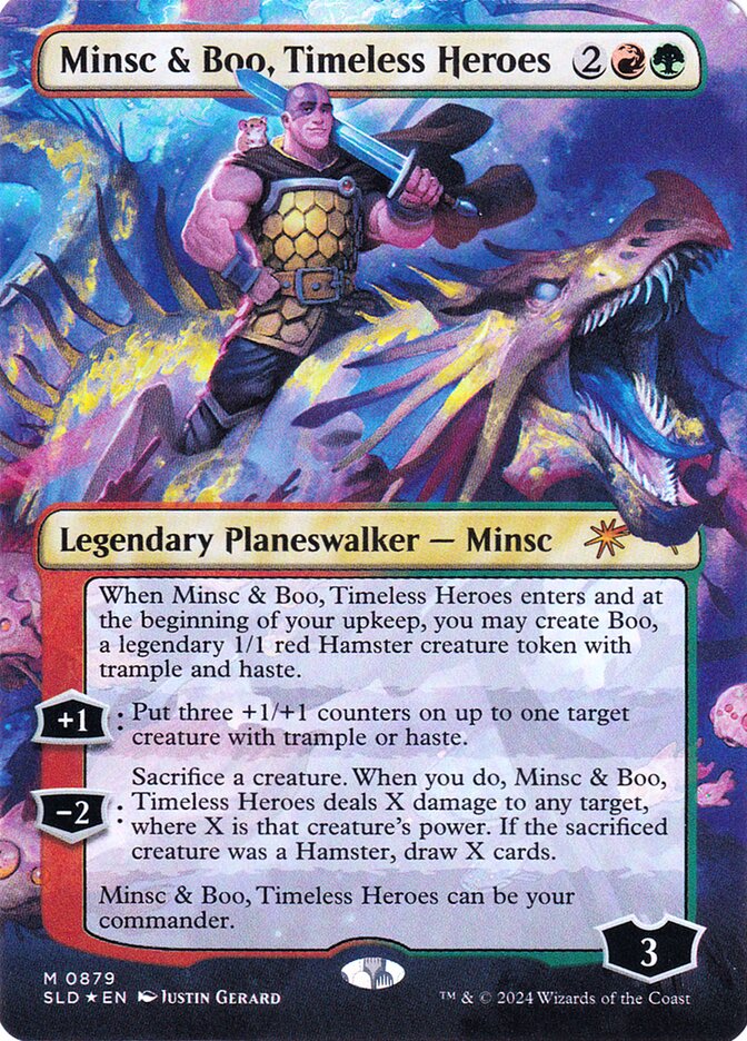 Minsc & Boo, Timeless Heroes card front