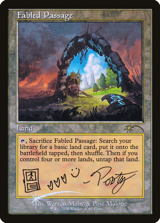 Fabled Passage card front