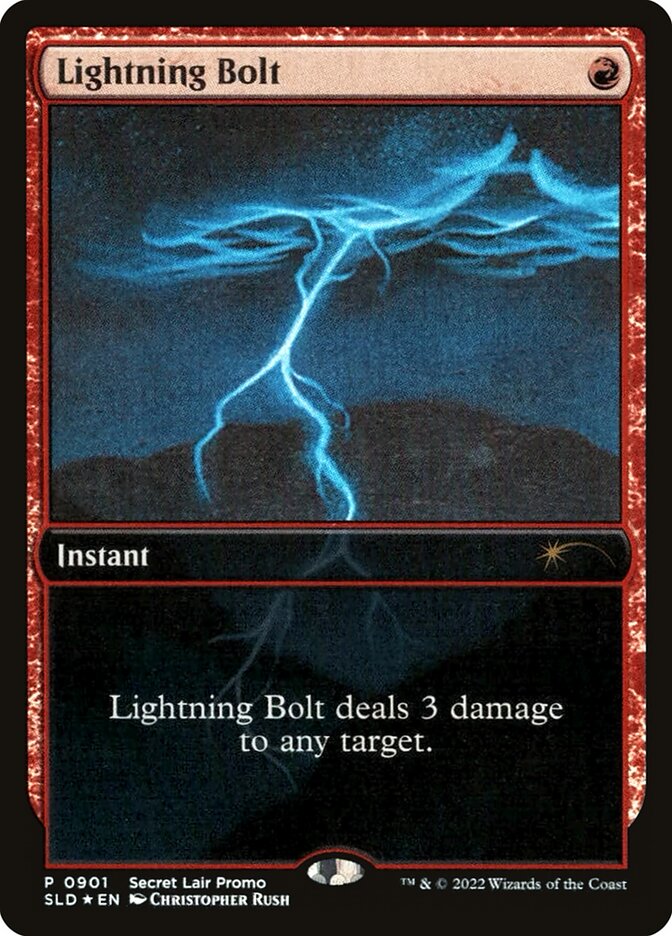 Lightning Bolt card front
