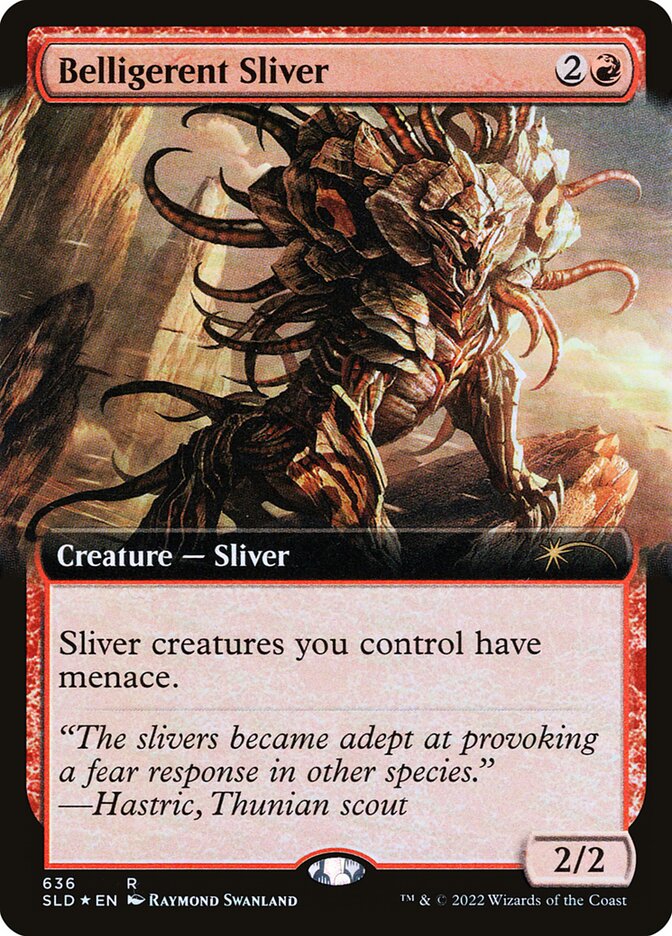 Belligerent Sliver card front