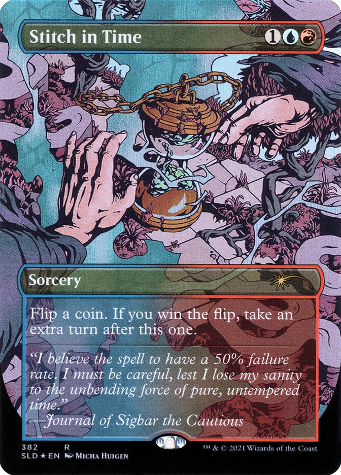 Stitch in Time card front