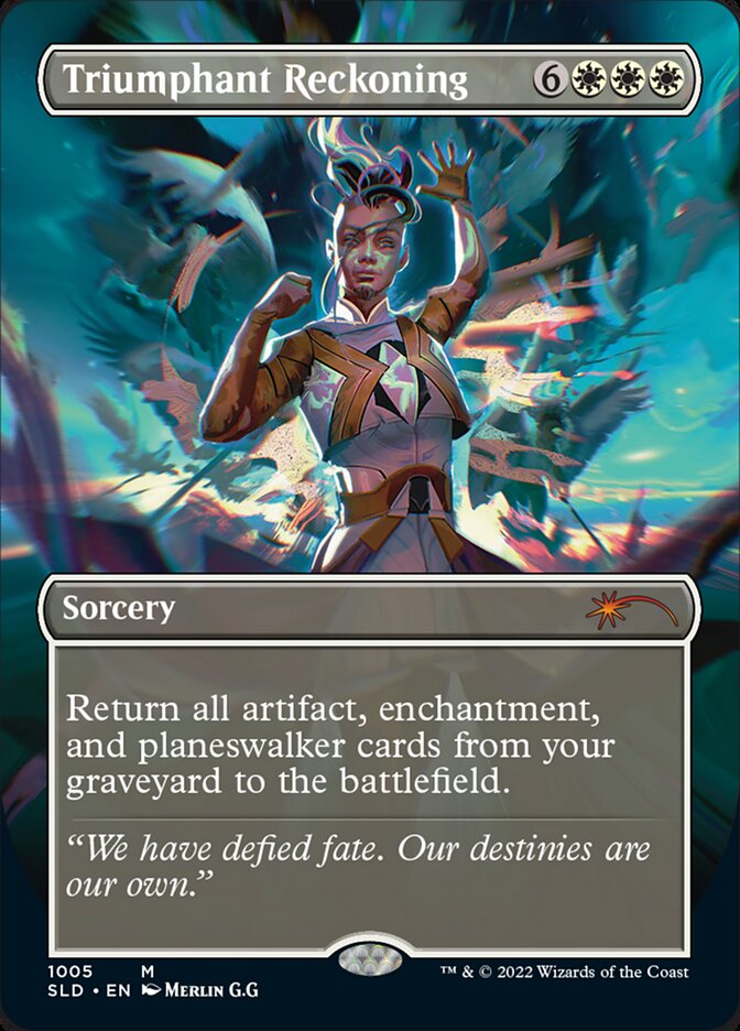 Triumphant Reckoning card front