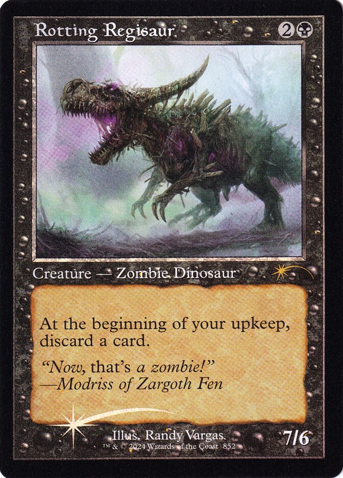 Rotting Regisaur card front