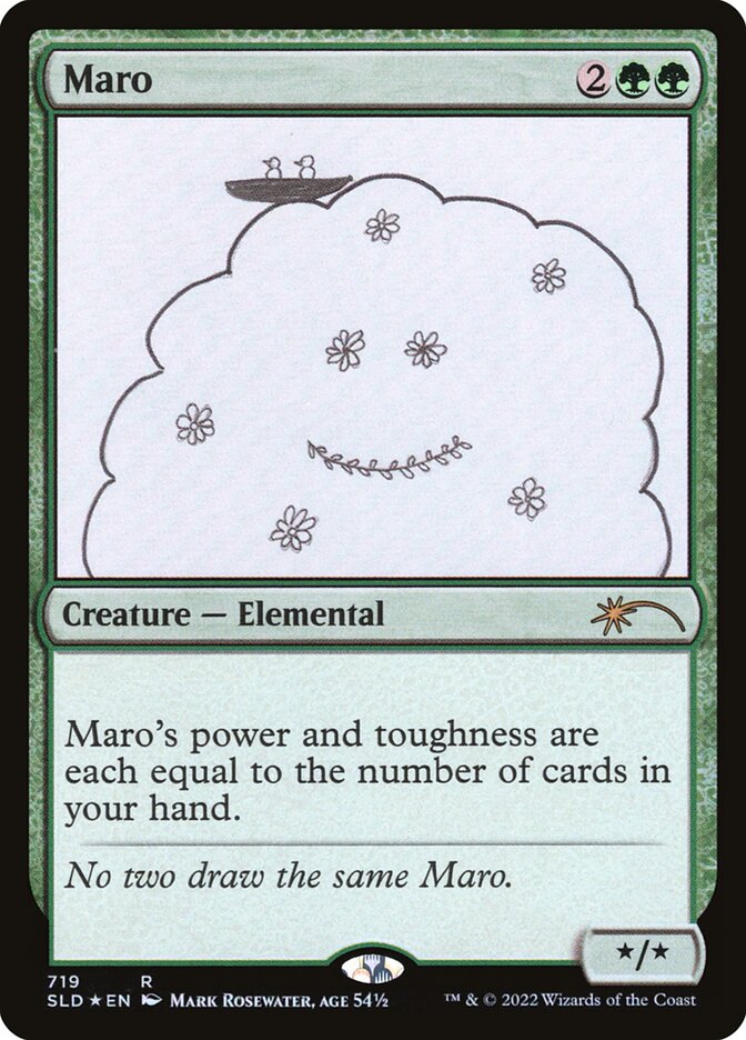 Maro card front