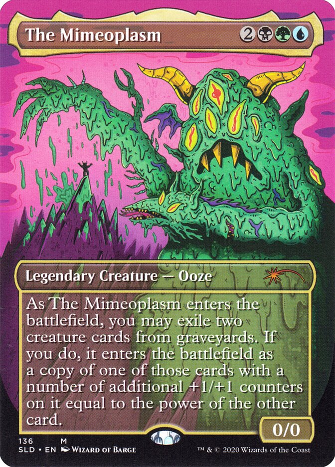 The Mimeoplasm card front