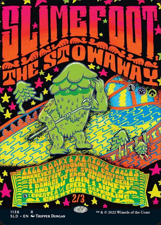 Slimefoot, the Stowaway card front