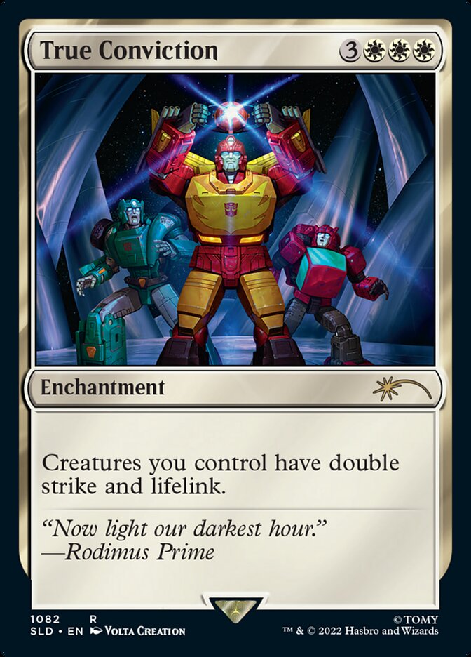 True Conviction card front