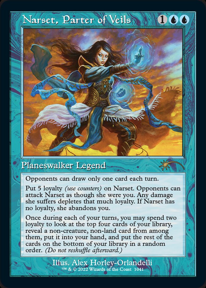 Narset, Parter of Veils card front