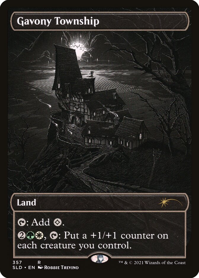 Gavony Township card front