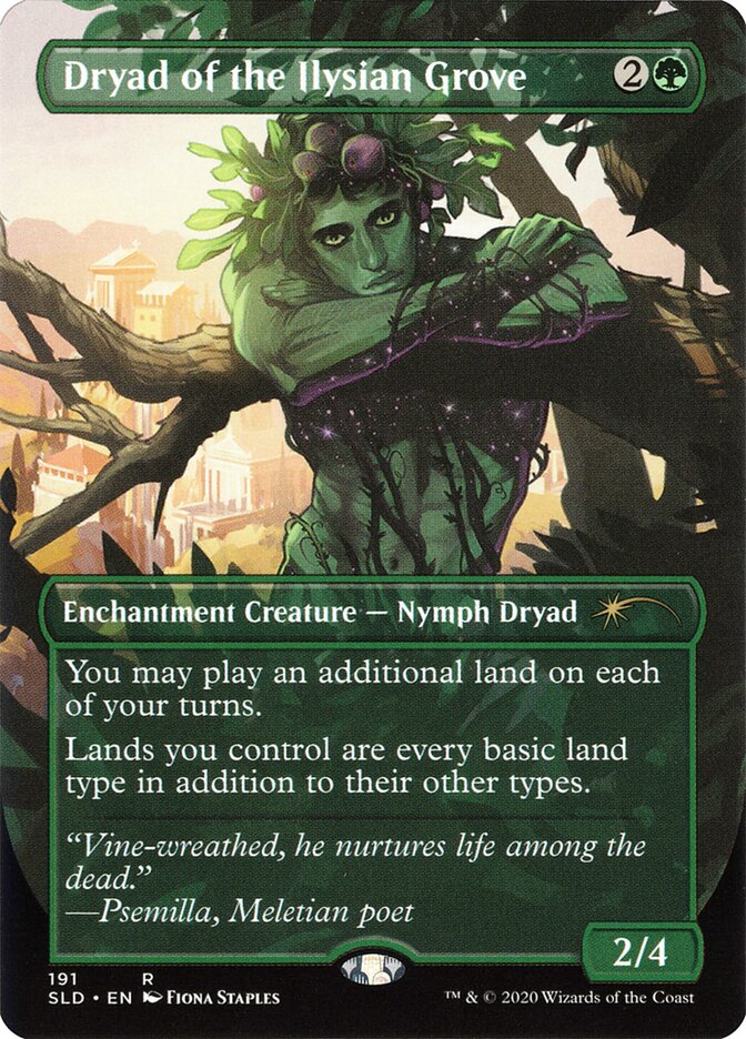 Dryad of the Ilysian Grove card front