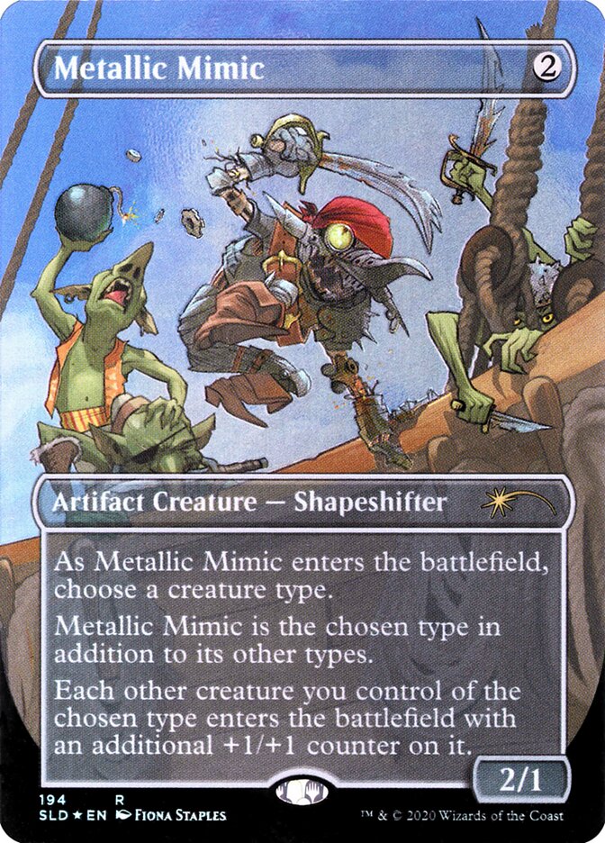 Metallic Mimic card front