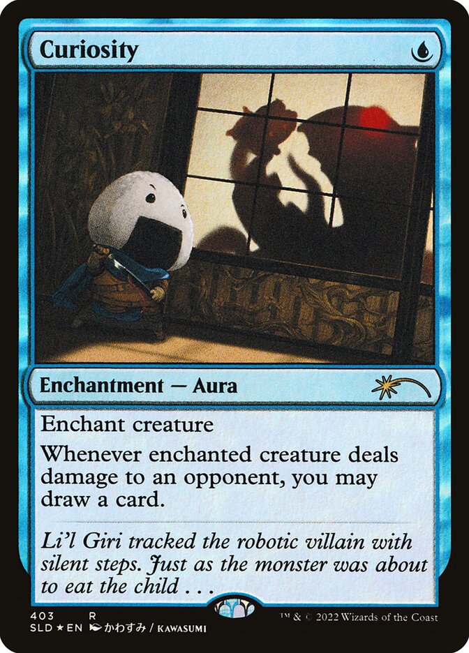 Curiosity card front