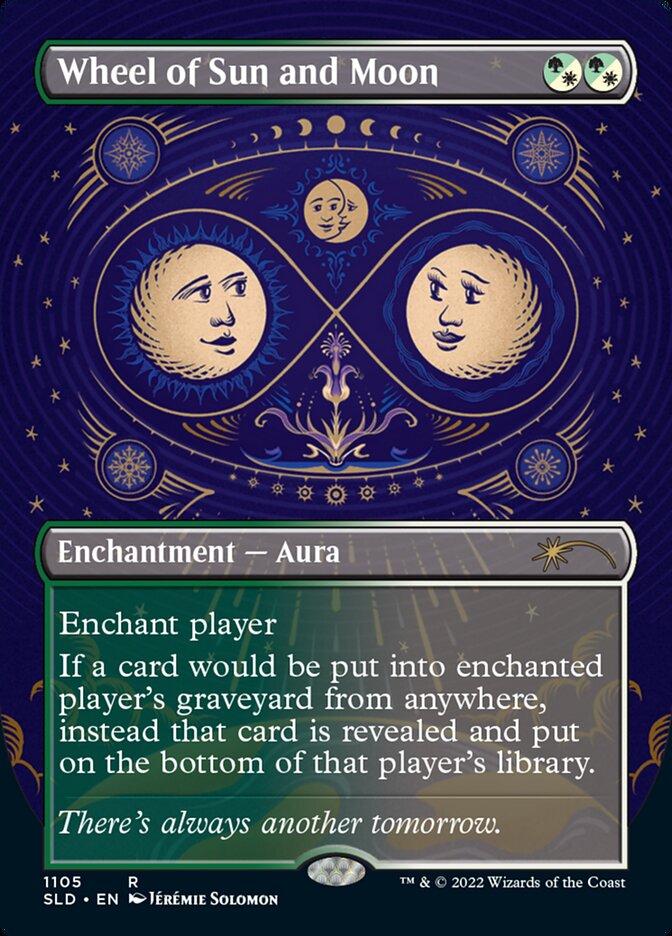 Wheel of Sun and Moon card front