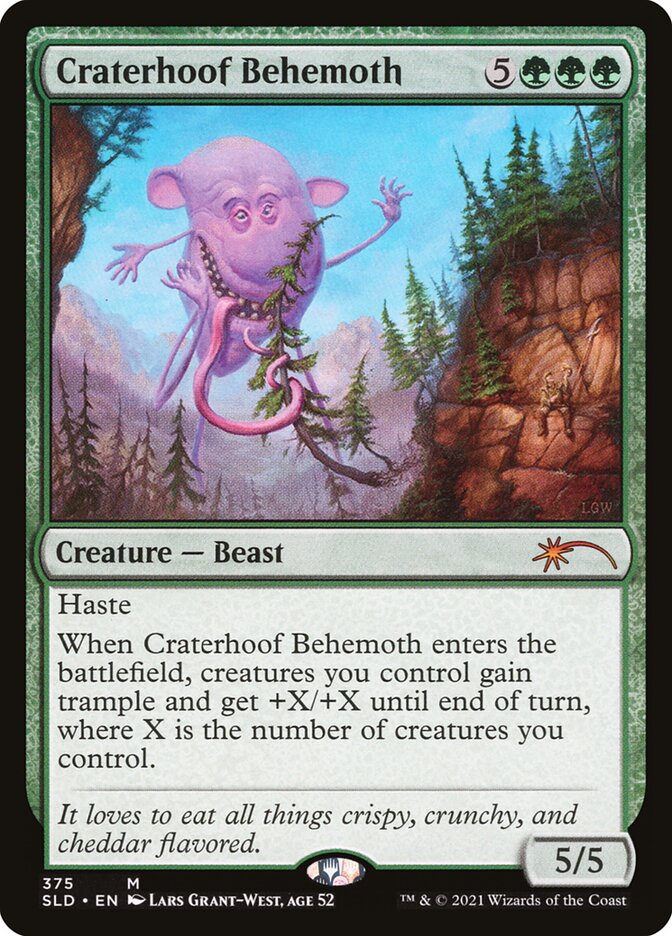 Craterhoof Behemoth card front
