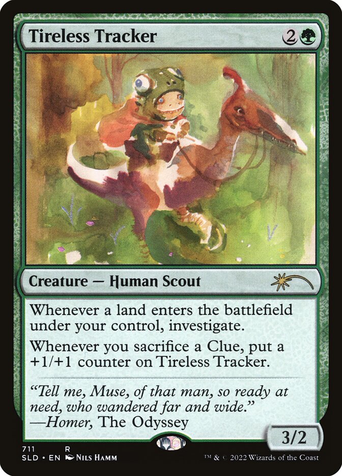 Tireless Tracker card front