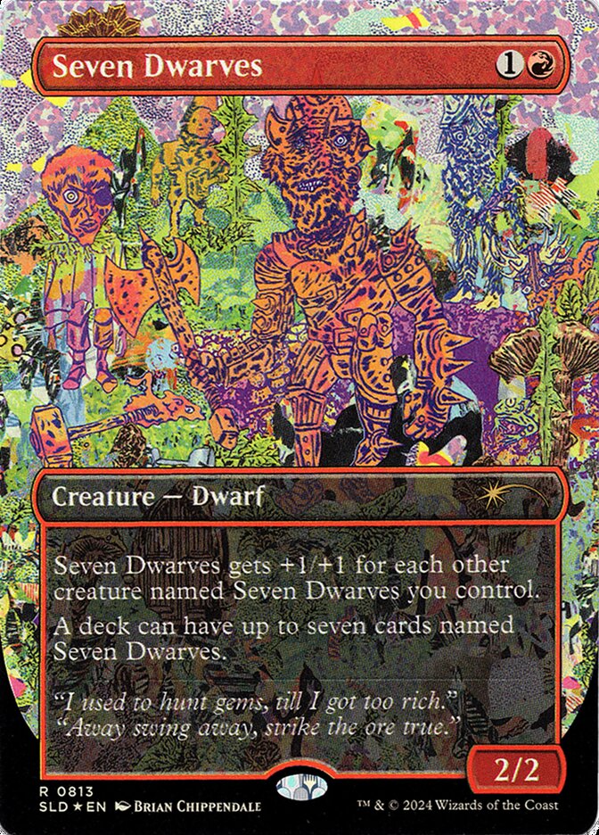 Seven Dwarves card front