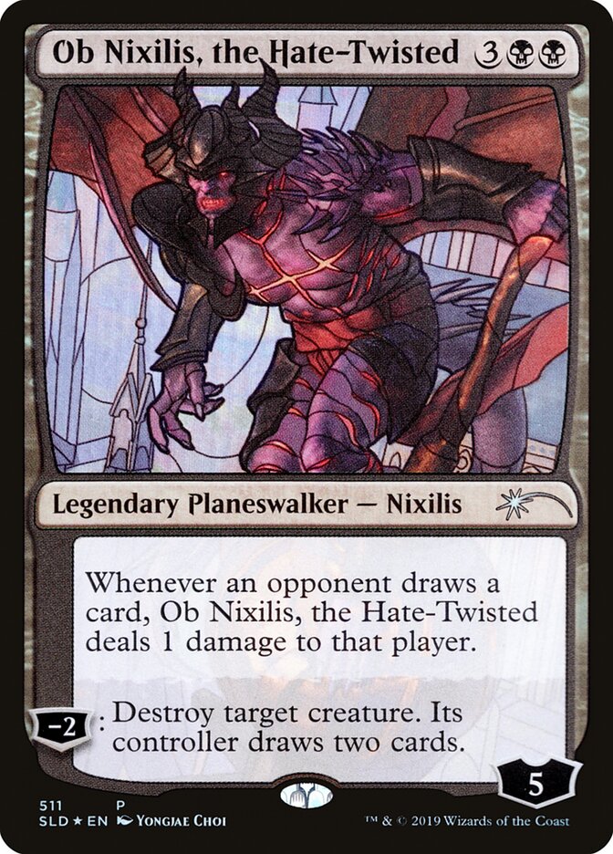 Ob Nixilis, the Hate-Twisted card front