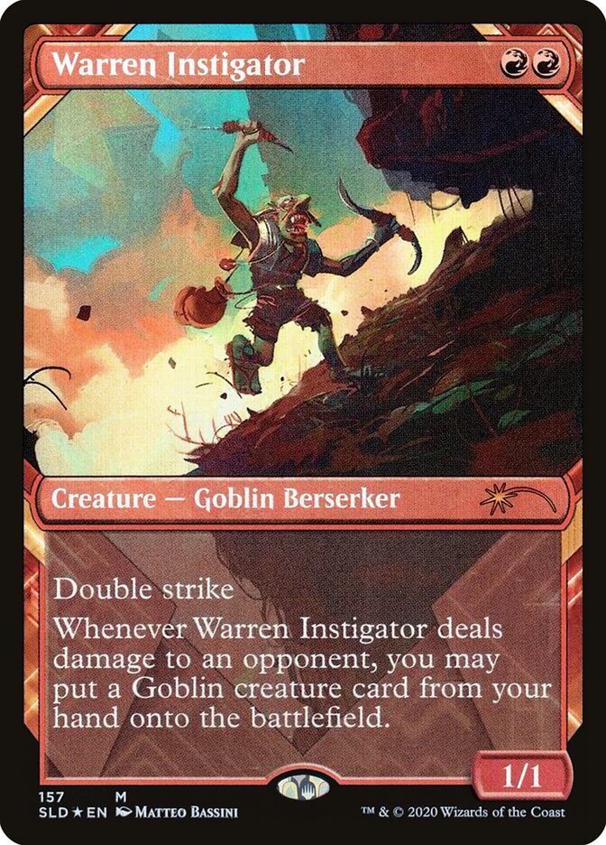 Warren Instigator card front