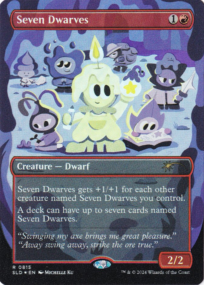 Seven Dwarves card front