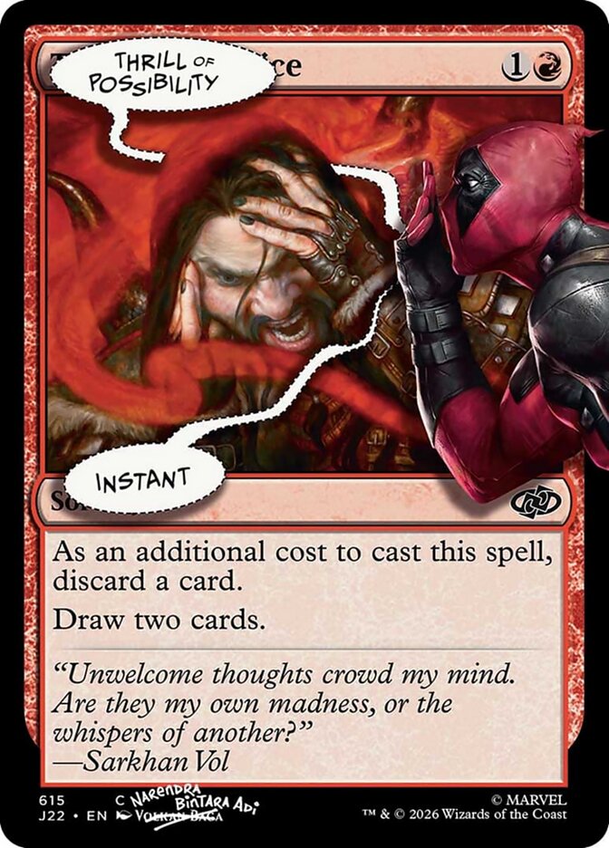 Thrill of Possibility card front
