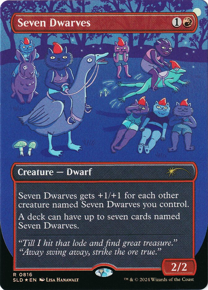 Seven Dwarves card front
