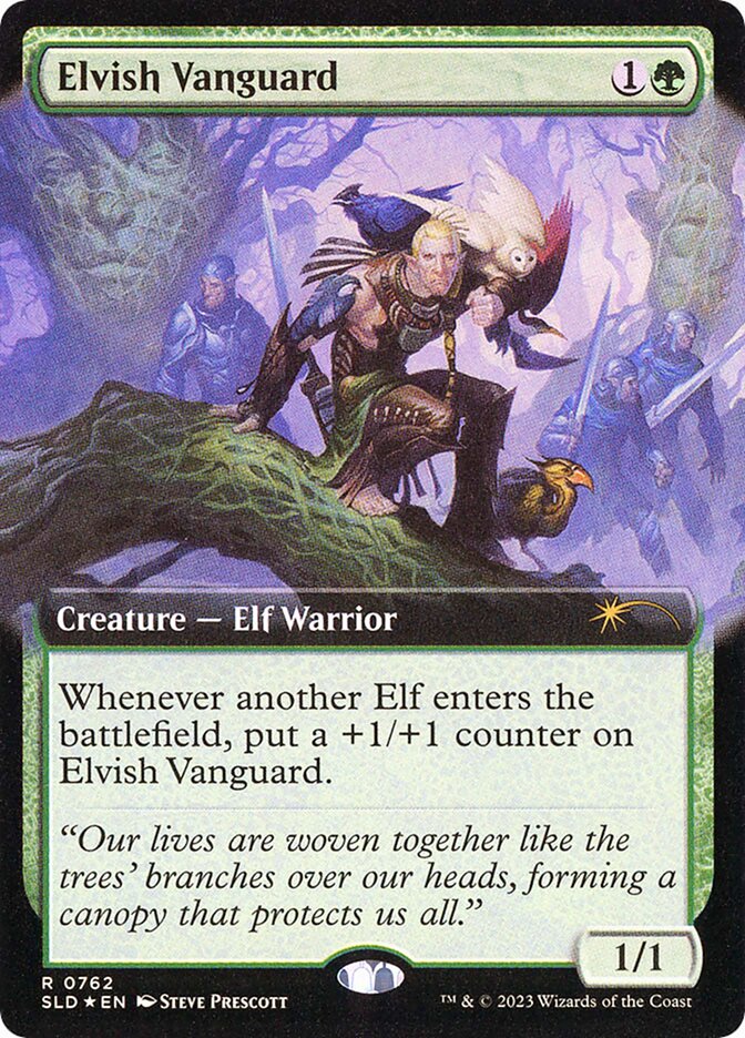 Elvish Vanguard card front