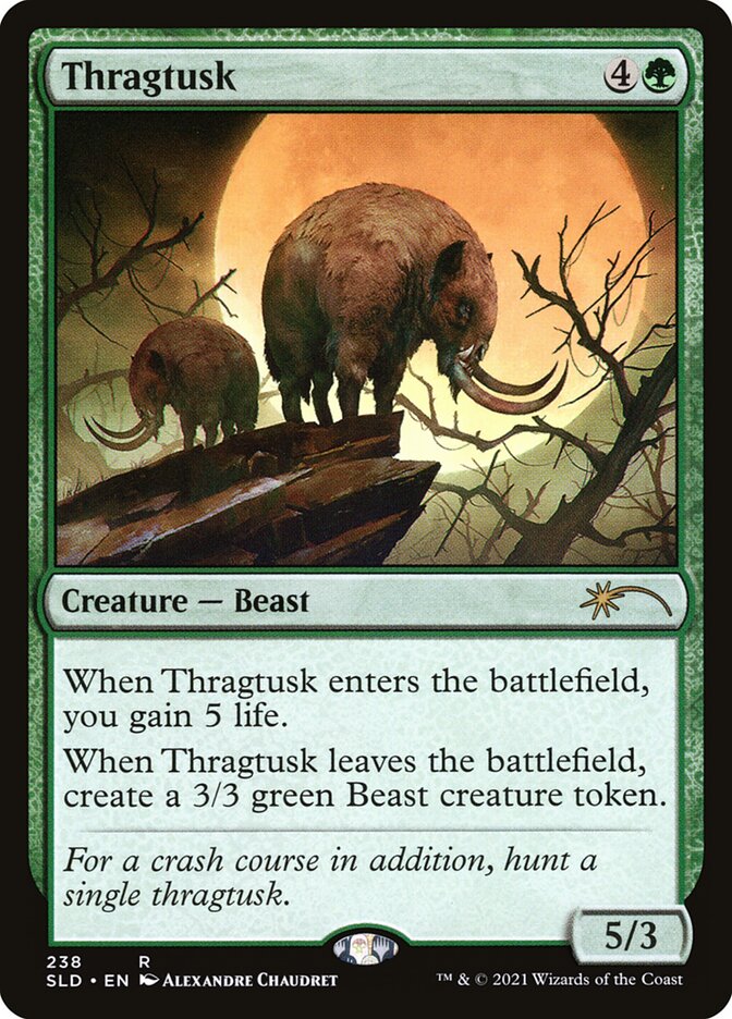 Thragtusk card front