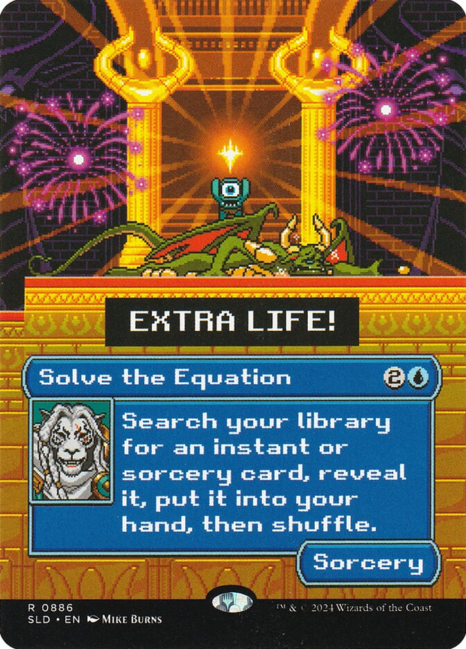 Solve the Equation card front