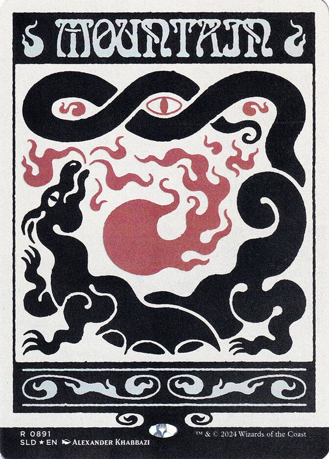 Mountain card front