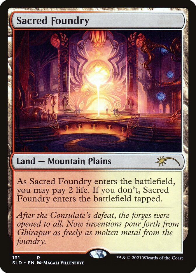Sacred Foundry card front