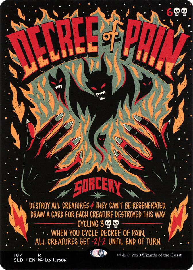 Decree of Pain card front