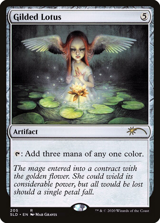 Gilded Lotus card front