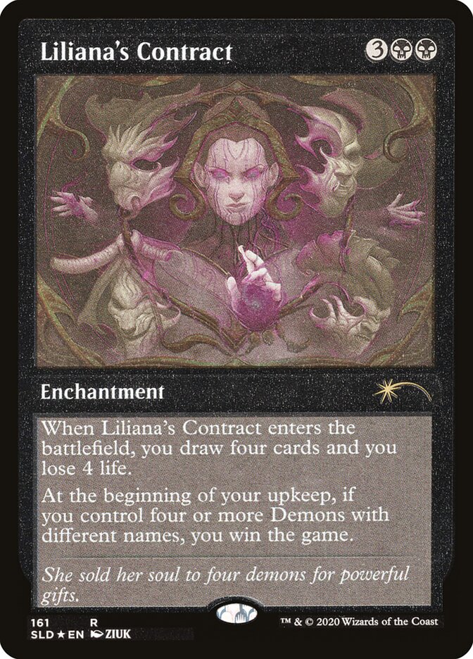 Liliana's Contract card front