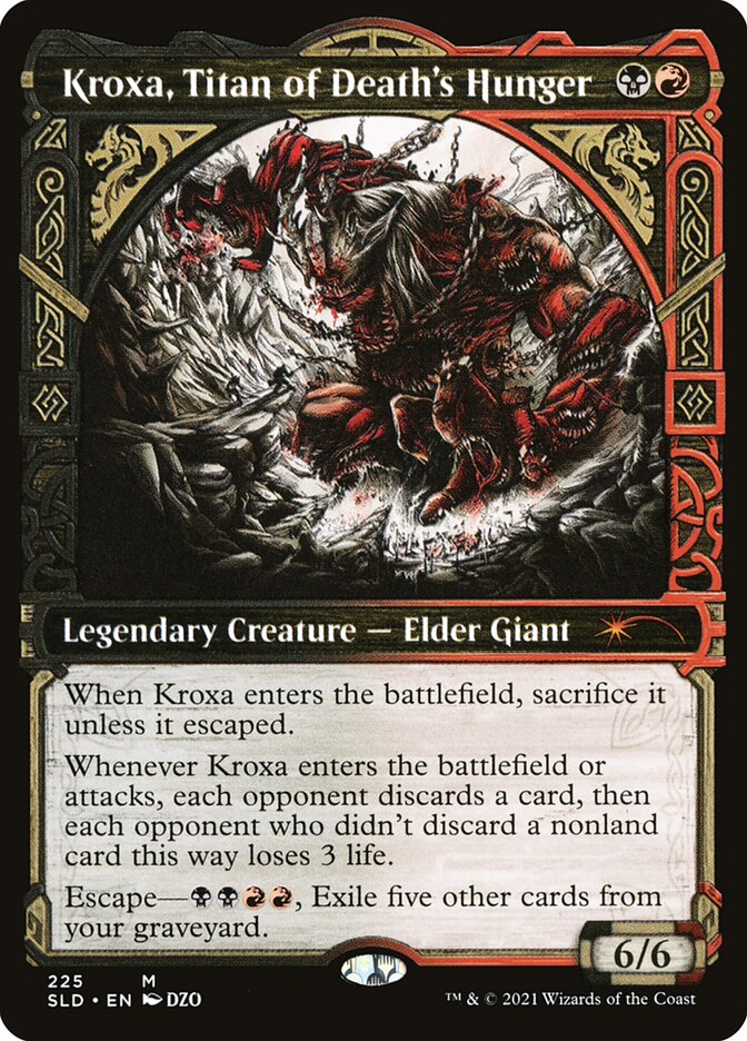Kroxa, Titan of Death's Hunger card front