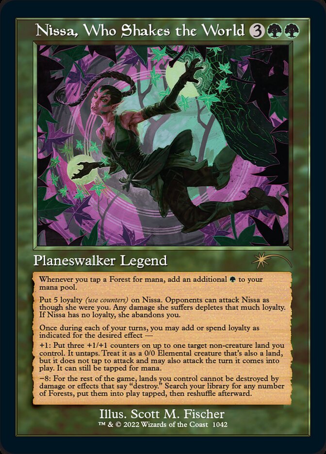 Nissa, Who Shakes the World card front