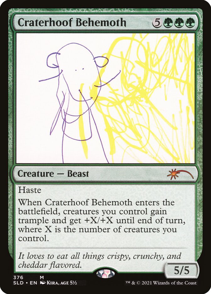 Craterhoof Behemoth card front