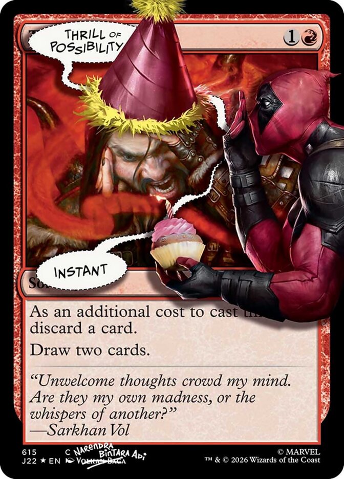 Thrill of Possibility card front