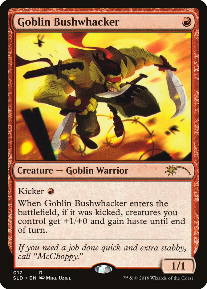 Goblin Bushwhacker card front