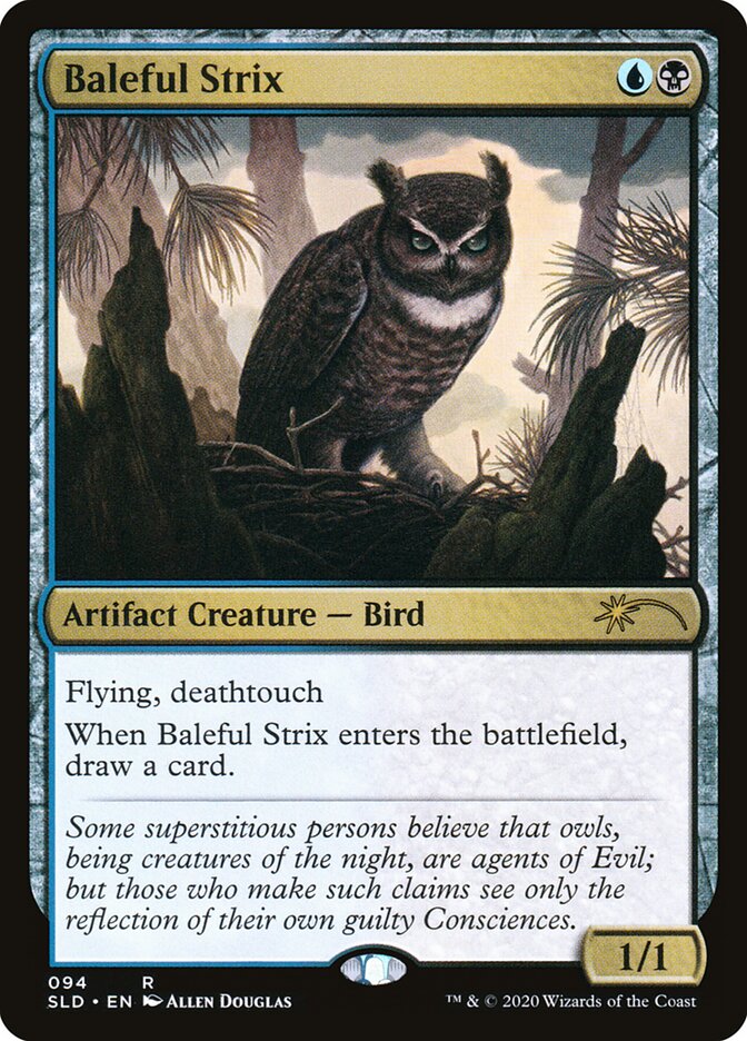 Baleful Strix card front