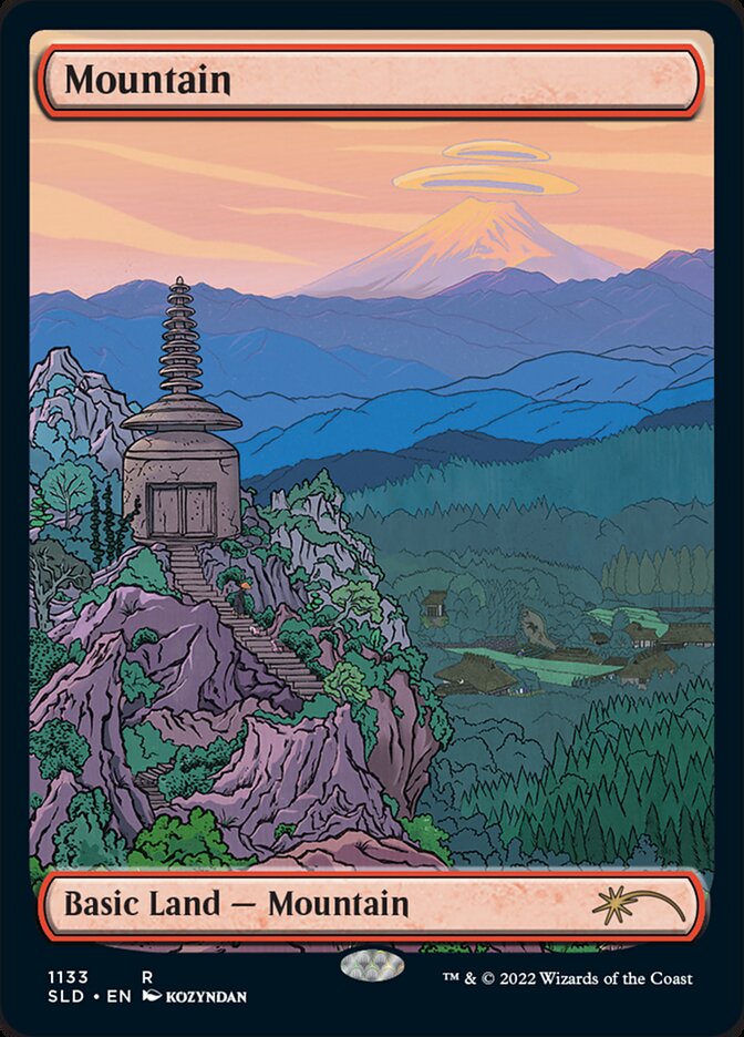 Mountain card front