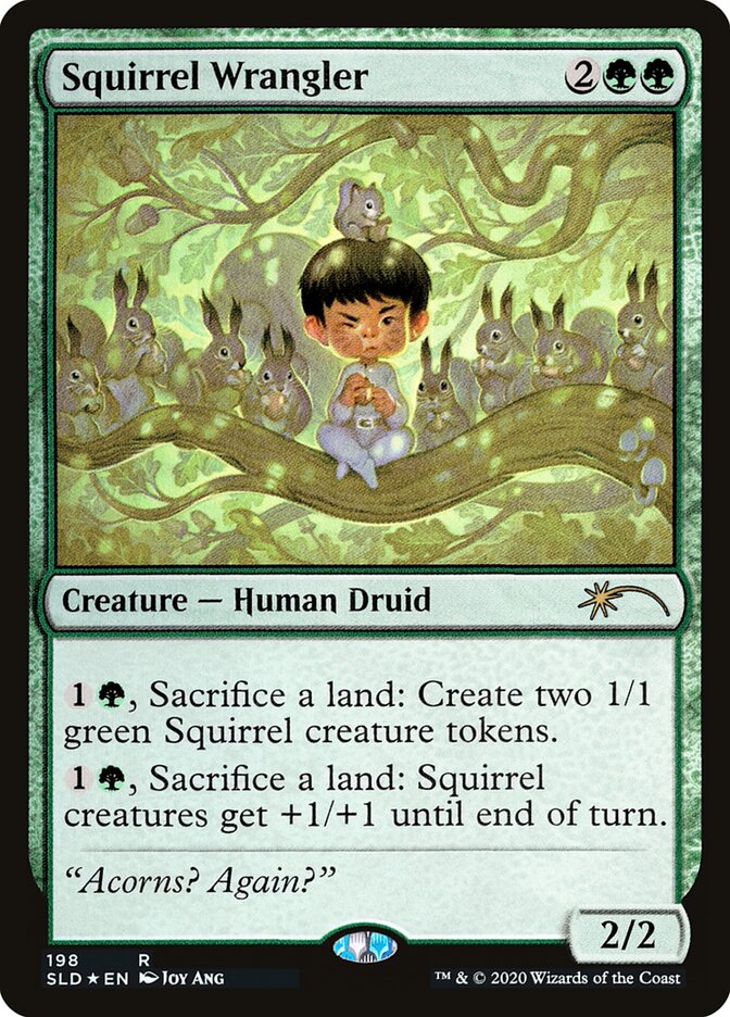 Squirrel Wrangler card front