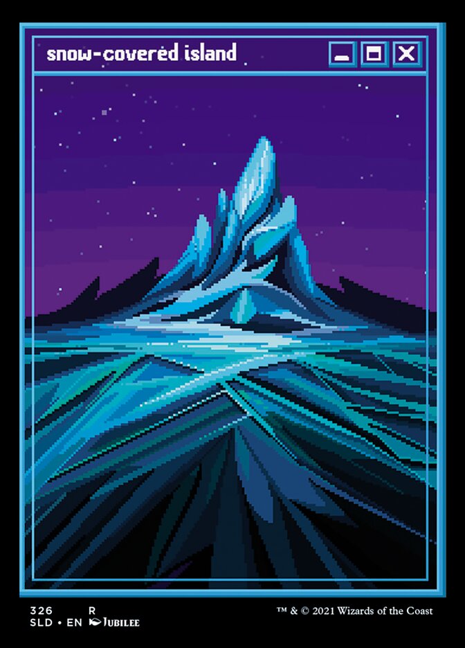 Snow-Covered Island card front