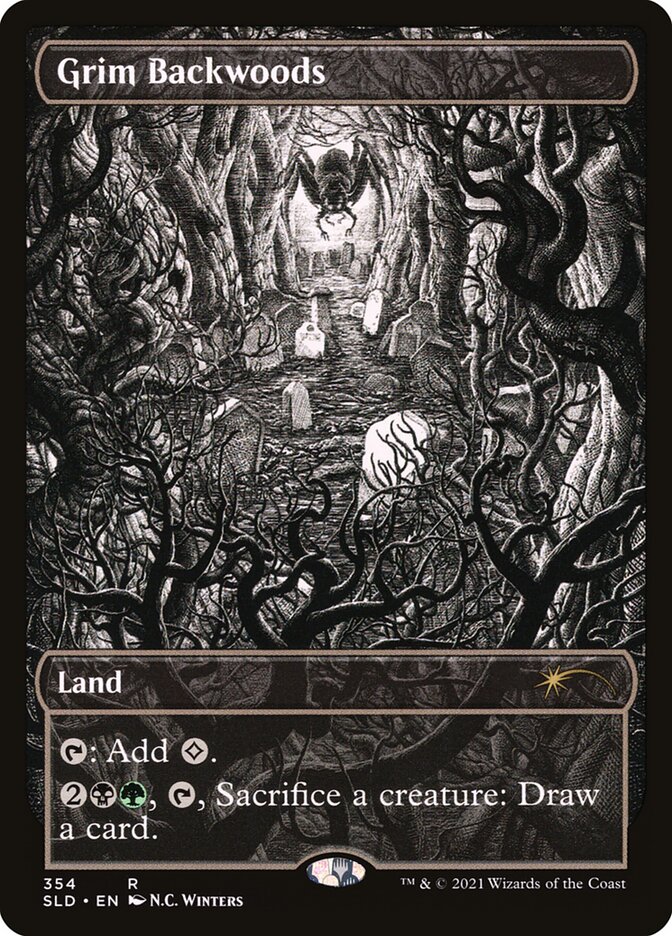 Grim Backwoods card front