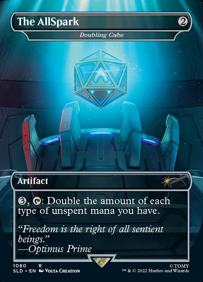Doubling Cube card front