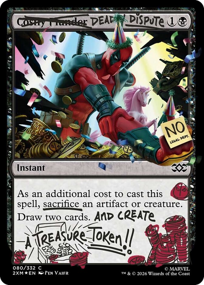 Deadly Dispute card front