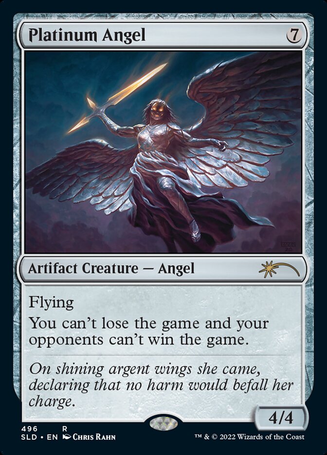 Platinum Angel card front